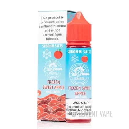 Frozen Sweet Apple Sub-Ohm Salt – Cali Grown E-Liquid – 60mL