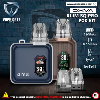 Oxva - Xlim SQ Pro Pod Kit 1200mAh - Brown Leather
