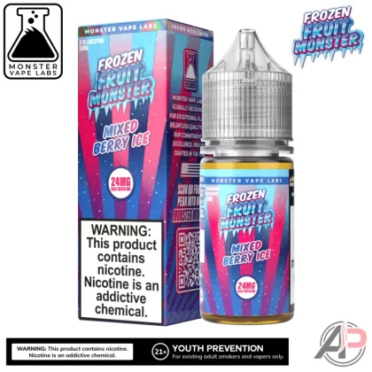 Mixed Berry Ice Salt Nicotine By Frozen Fruit Monster Vape Labs 30mL