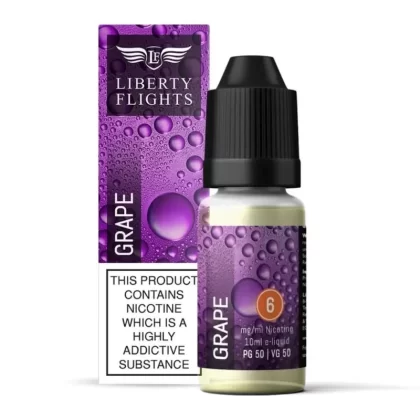 Grape E-Liquid by Liberty Flights (10ml) - 0mg