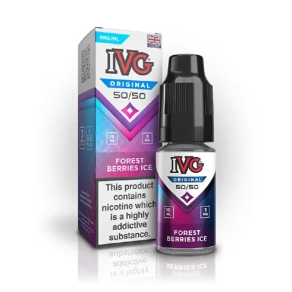 IVG Original 50/50 10ml E-Liquid Forest Berries Ice - Nicotine strength#3mg>6mg>12mg (E1B0F5)