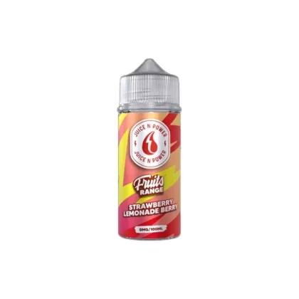 JNP Strawberries Lemon Berries 100ml Shortfill E Liquid - Strength#0mg (36578C)