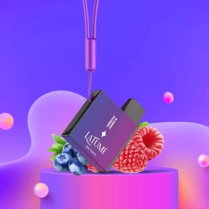 LA FUME Cuatro – Blueberry Raspberry - La Fume / 20mg/ml / 550 mAh / Propylenglykol / pflanzliches Glycerin / Aromastoffe / Nikotin / ca. 600