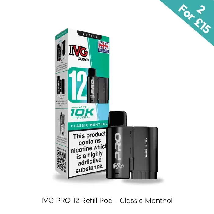 Classic Menthol – IVG PRO 12 Pods