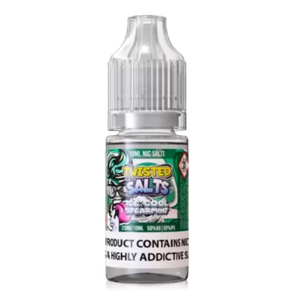 Ice Cool Spearmint By Twisted 10ml 20mg Salts - Ejuicewarehouse