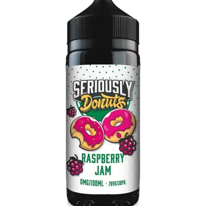 Seriously DONUTS Raspberry Jam E Liquid 120ml - 0mg