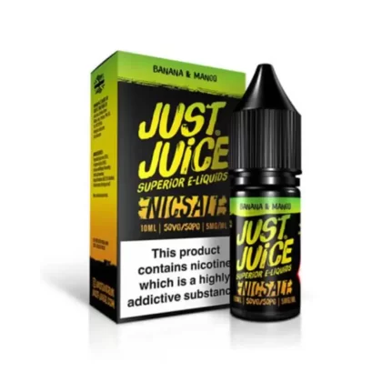 Just Juice Banana & Mango Nic Salt E-Liquid - Vapestreams Co