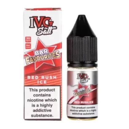IVG 10ml Bar Favourites – Red Rush Ice