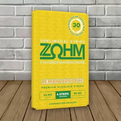 Zohm 7-Hydroxymitragynine Sublingual Strips 24mg