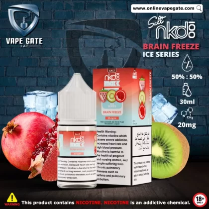 Naked 100 Max - Brain Freeze Saltnic 30ml - 20 mg / 30 ml