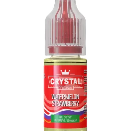 SKE Crystal Watermelon Strawberry Nic Salt Vape Juice - Strength
