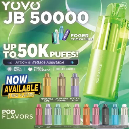 Yovo JB50000 Pod - Fresh Mint - Skullvaping