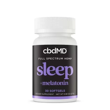 cbdMD Full Spectrum CBD Sleep Softgels - Vape Store