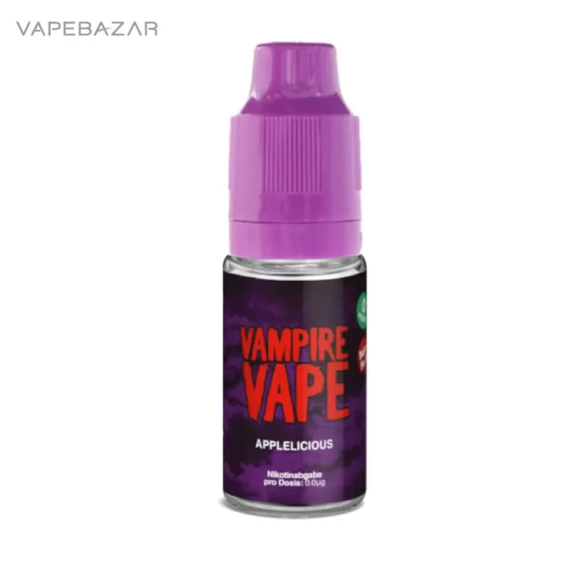 Vampire Vape Liquid – Applelicious - 6mg/ml, 3mg/ml - Image 3
