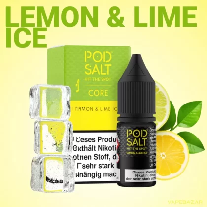 Podsalt Core – Lemon & Lime Ice - 11mg/ml, 20mg/ml; Zitrone, Limette