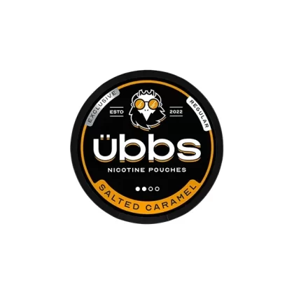 Übbs 6 mg gesalzene Karamell-Nikotinbeutel – 20 tabakfreie Beutel - Vape Store