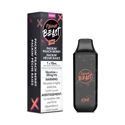 Flavour Beast Flow Rechargeable Disposable 4000 Puffs – Packin’ Peach Berry