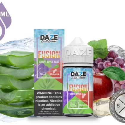 Grape Apple Aloe Iced 7 Daze Fusion Salt 30ml