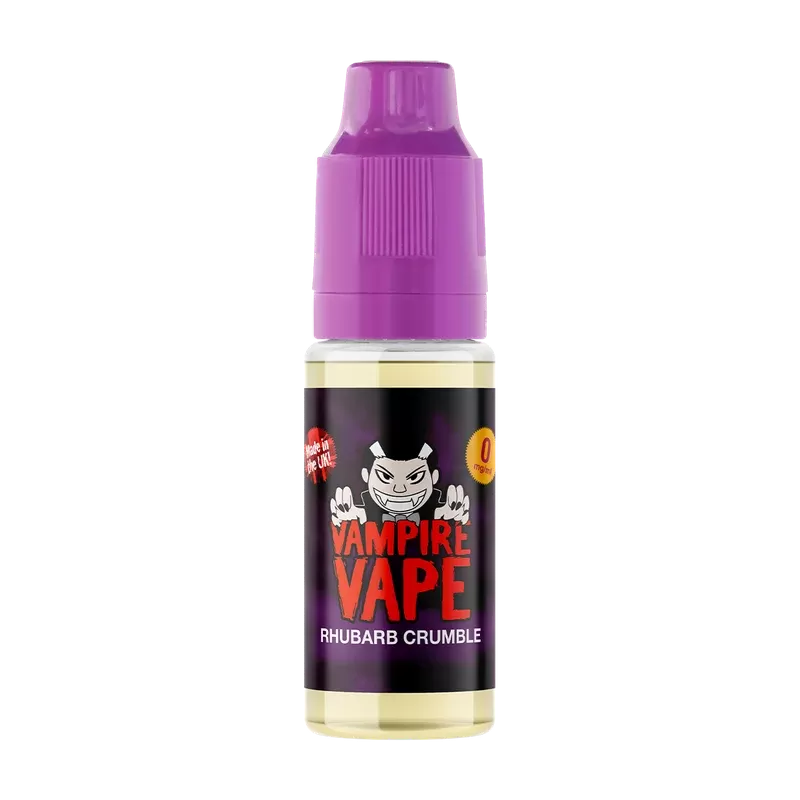 Rhubarb Crumble by Vampire Vape 10ml – 6mg