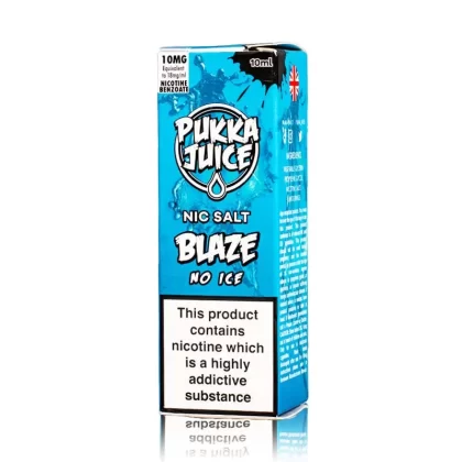 Pukka Blaze NO ICE Salt by Pukka Juice 10ml 20mg (out of date) - Ejuicewarehouse