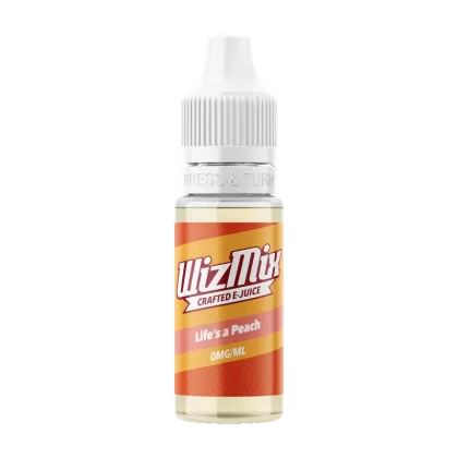 WizMix Life's A Peach - 10ml - 3mg - Vape Product (F2FC7B)