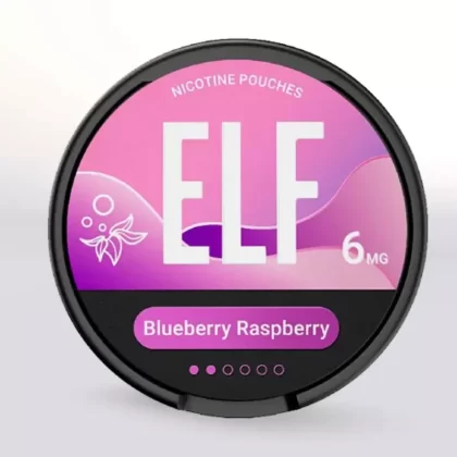 ELF Blueberry Raspberry Nicotine Pouches - Vape Product, Vape Product