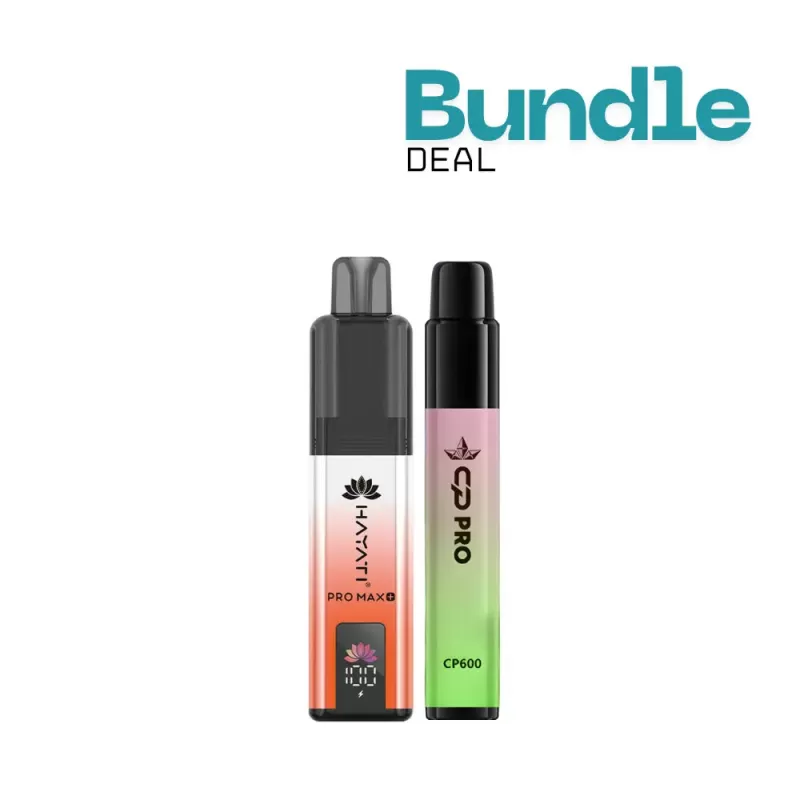 Hayati Pro Max Plus 6000 + CP Pro Cp600 Bundle - Blue Razz Blackcurrant / Pink Lemonade