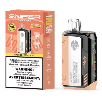 SNIPER 20K - VAPMOD; Blue Razz Ice, Cherry Lemon Blue Razz; Vape Product