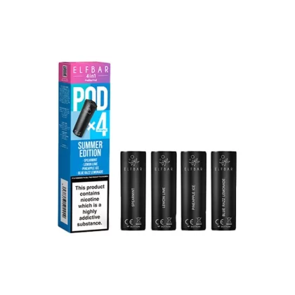 Elf Bar 4in1 Summer Edition Pods (4 Pack) - Strength#20mg