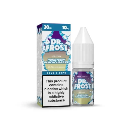 Dr Frost Honeydew Blackcurrant Ice Nic Salt E-Liquid - Vapestreams Co