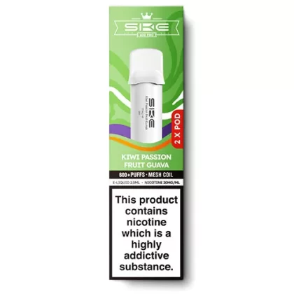 Kiwi Passion Fruit Guava SKE 600 Pro Pods - Ecigarettedirect Co