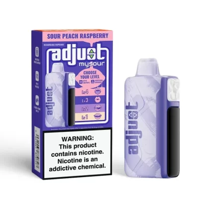 Sour Peach Raspberry Adjust MySour 40K - Ecigdepot