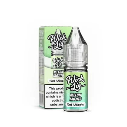 Wick Liq Bar Juice Melon Mojito 10ml Nic Salts E-Liquid - 10mg