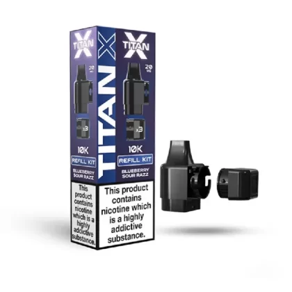 Titan X Prefilled Pod Blueberry Sour Razz - Nicotine Strength#20mg