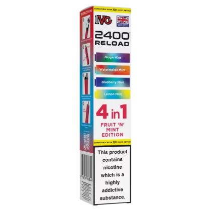 Fruit 'N' Mint Edition IVG 2400 Refill Pods - 20mg - Vape Product (379774)