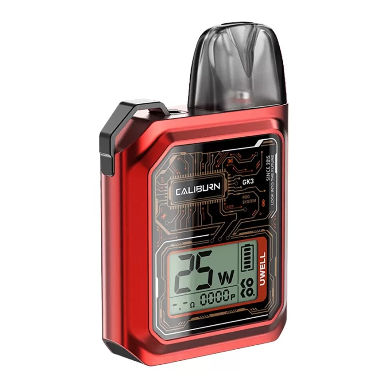 UWell Caliburn GK3 Pod Vape Device - GK3 Red - Image 2