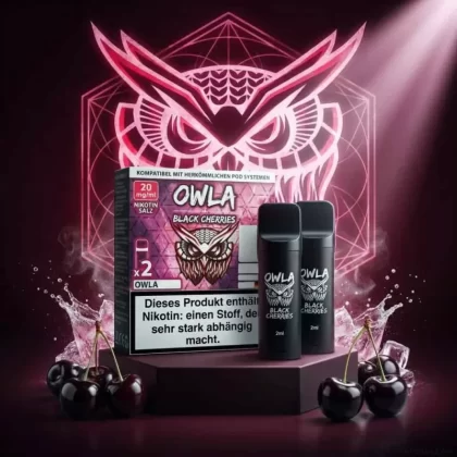 OWLA Pods – Black Cherries (2er Pack)