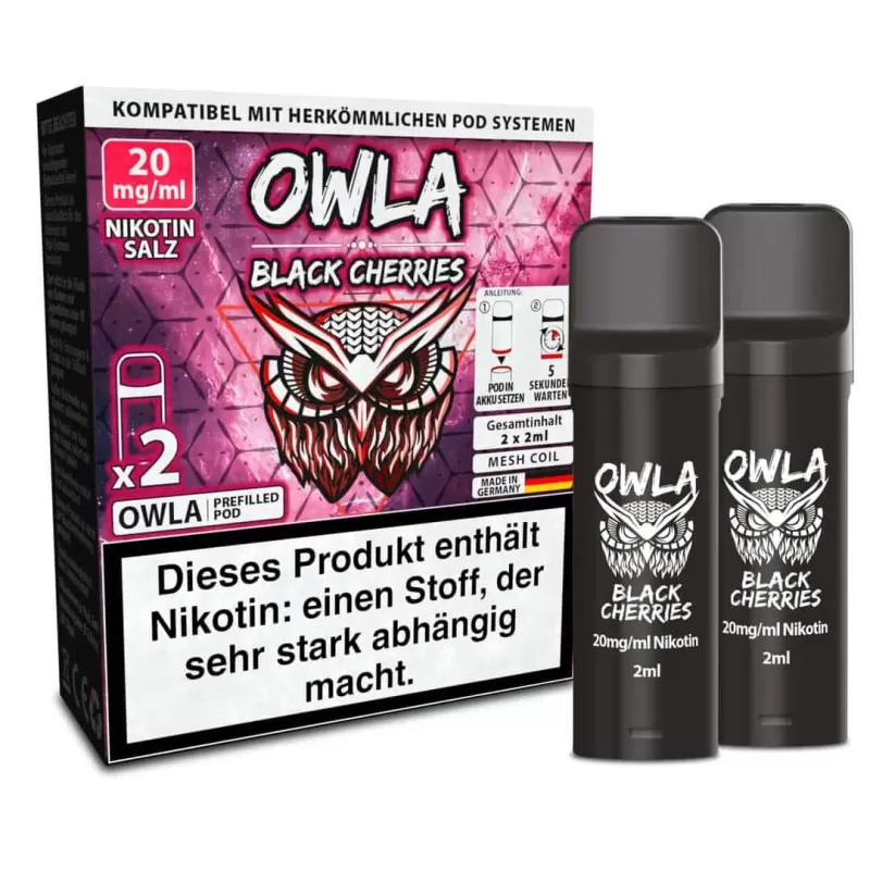 OWLA Pods – Black Cherries (2er Pack) - Image 3