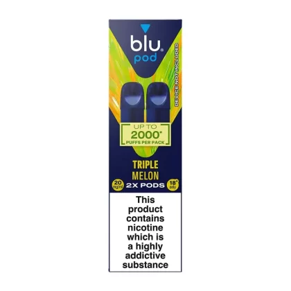 Blu Bar Triple Melon Pods (2 Pack) - Strength#20mg