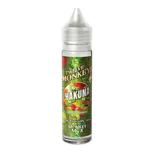 Twelve Monkeys Hakuna 50ML Shortfill
