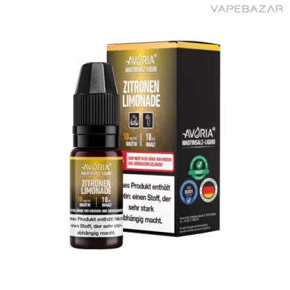 Avoria Nikotinsalz Liquid – Zitronen Limonade - Vapebazar