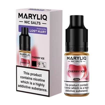 Maryliq Salt E-liquid – Cherry Ice by Lost Mary