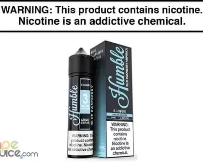 BLUE RASPBERRY MENTHOL BY HUMBLE JUICE CO 60ML - Vapejuice