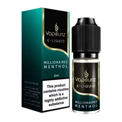 Millionaires Menthol E-Liquid by Vapouriz (10ml) - 6mg