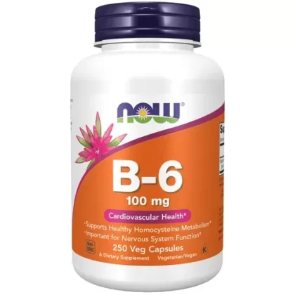 Vitamin B-6 100 mg 250 Veg Capsules