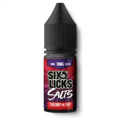 Six Licks Nic Salt Eliquid – Cherry On Top