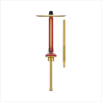 Shisha Alpha Hookah Echo Gold Ruby Red - Gwint+Uszczelka; Dyfuzor, Talerzyk (10C8B7)