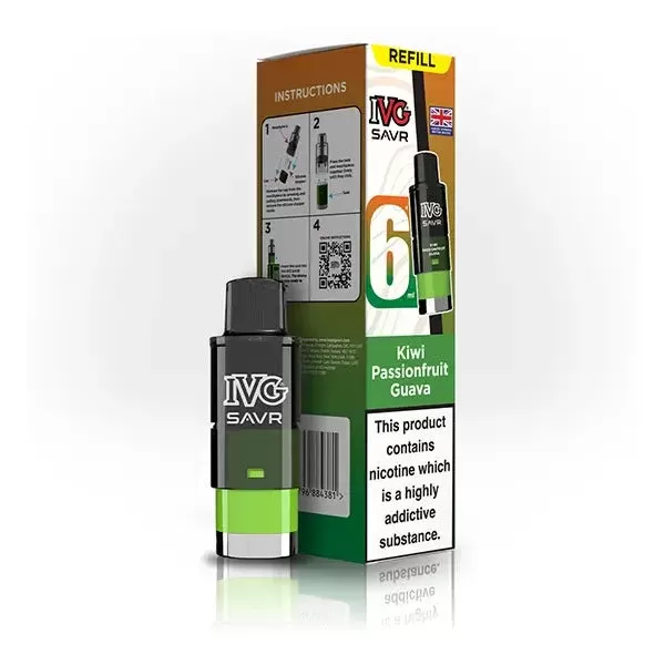 IVG SAVR Kiwi Passionfruit Guava Refill Pods