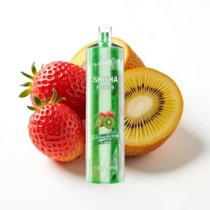 JNR Shisha Hookah 12000 Puffs Fresa Kiwi 24ml 750mAh Mexico vape - Fumotvapemexico