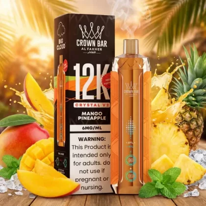 Mango Pineapple AL Fakher Crown Bar Crystal V2 12000